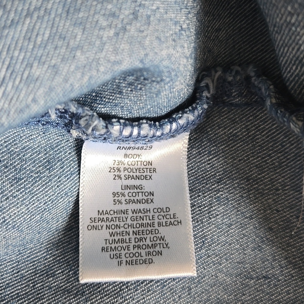 Derek Heart Y2K Blue Denim Midi Dress - Picture 7 of 9